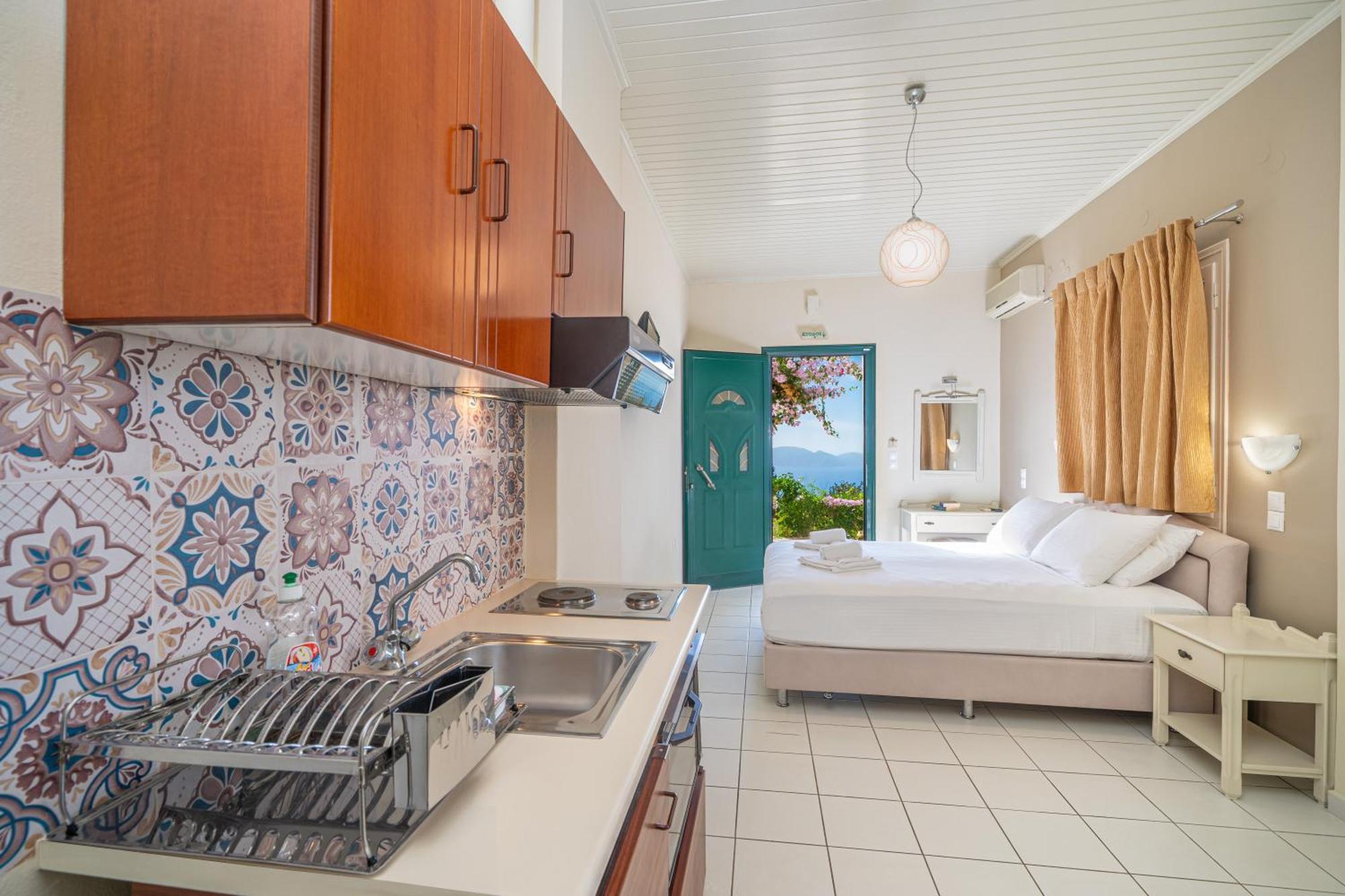 Panoramic Sunset Apartment Kothreas Bagian luar foto