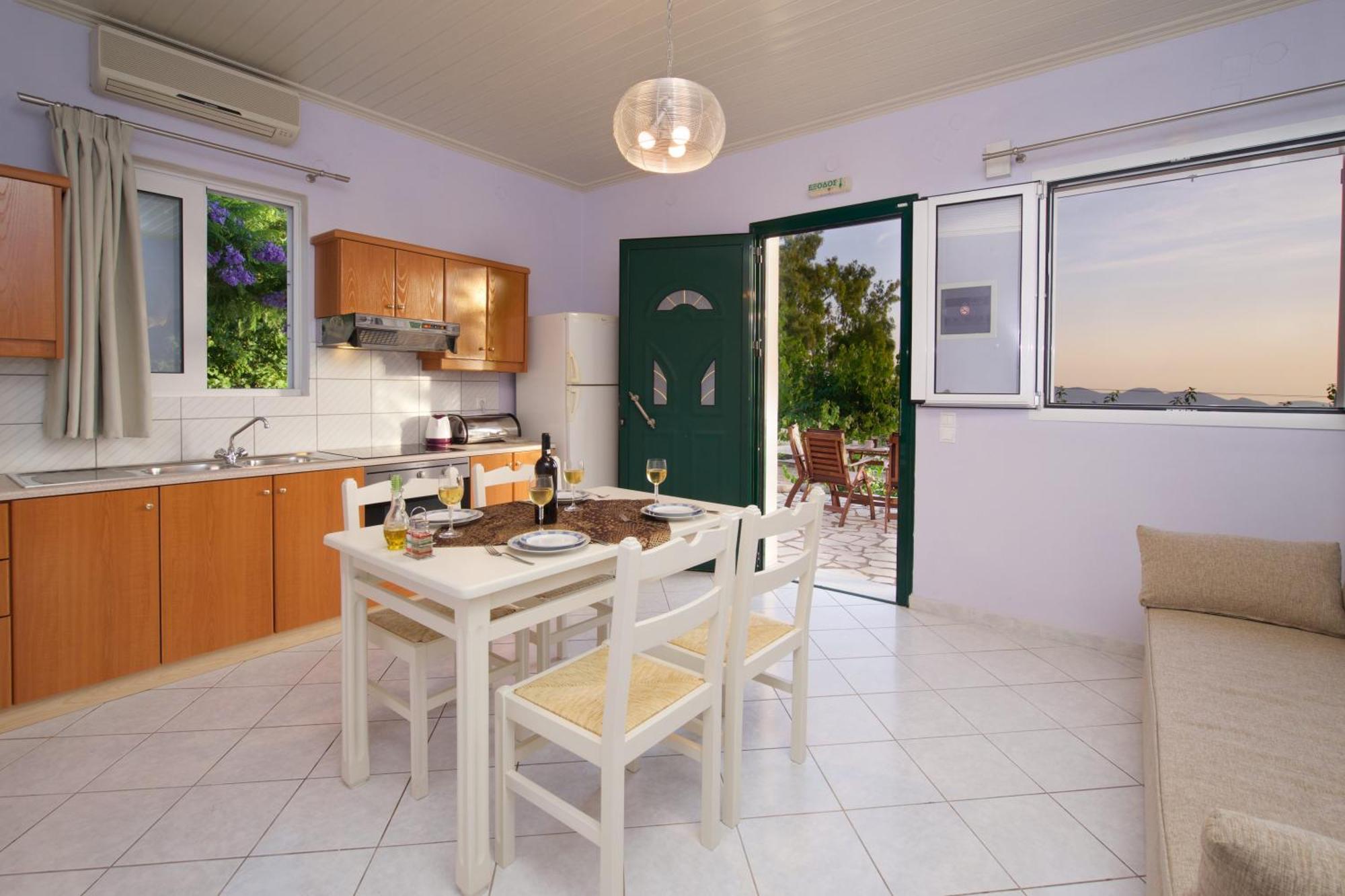 Panoramic Sunset Apartment Kothreas Bagian luar foto